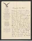 Nachlass Franz Steindachner, Brief von Adolf Lendl an Franz Steindachner (08.07.1910), Inv.Nr. 298.02, Seite 1